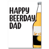 Happy Beerday Dad Card